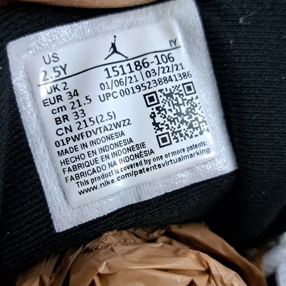 Nike Air Jordan Retro 12 “Twist” Metallic Red Preschool Size 2.5Y 151186-106 - Picture 11 of 12